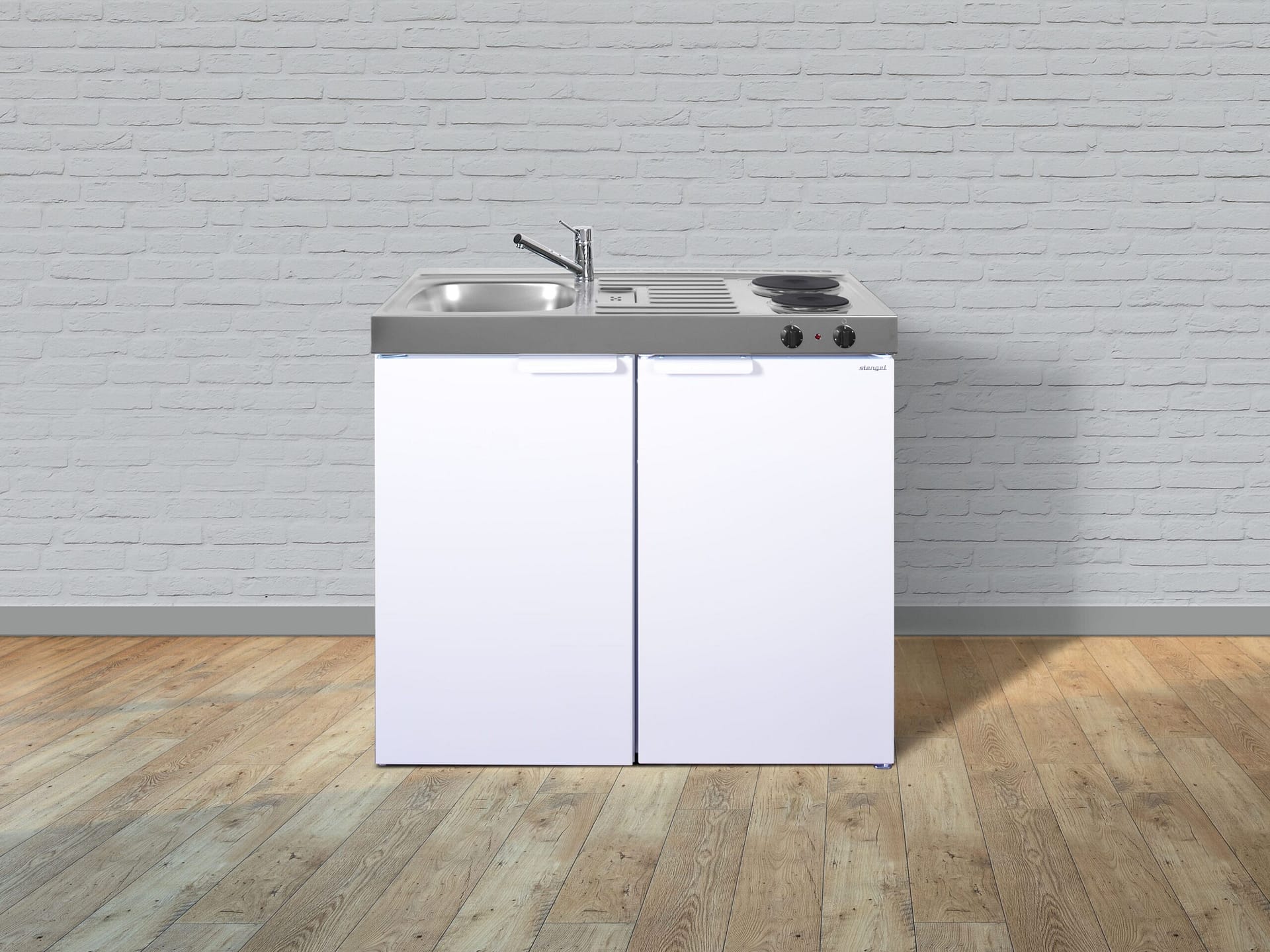 Miniküche Kitchenline MKGS 100 - Mit Kühlschrank & Tischgeschirrspüler – Bild 2