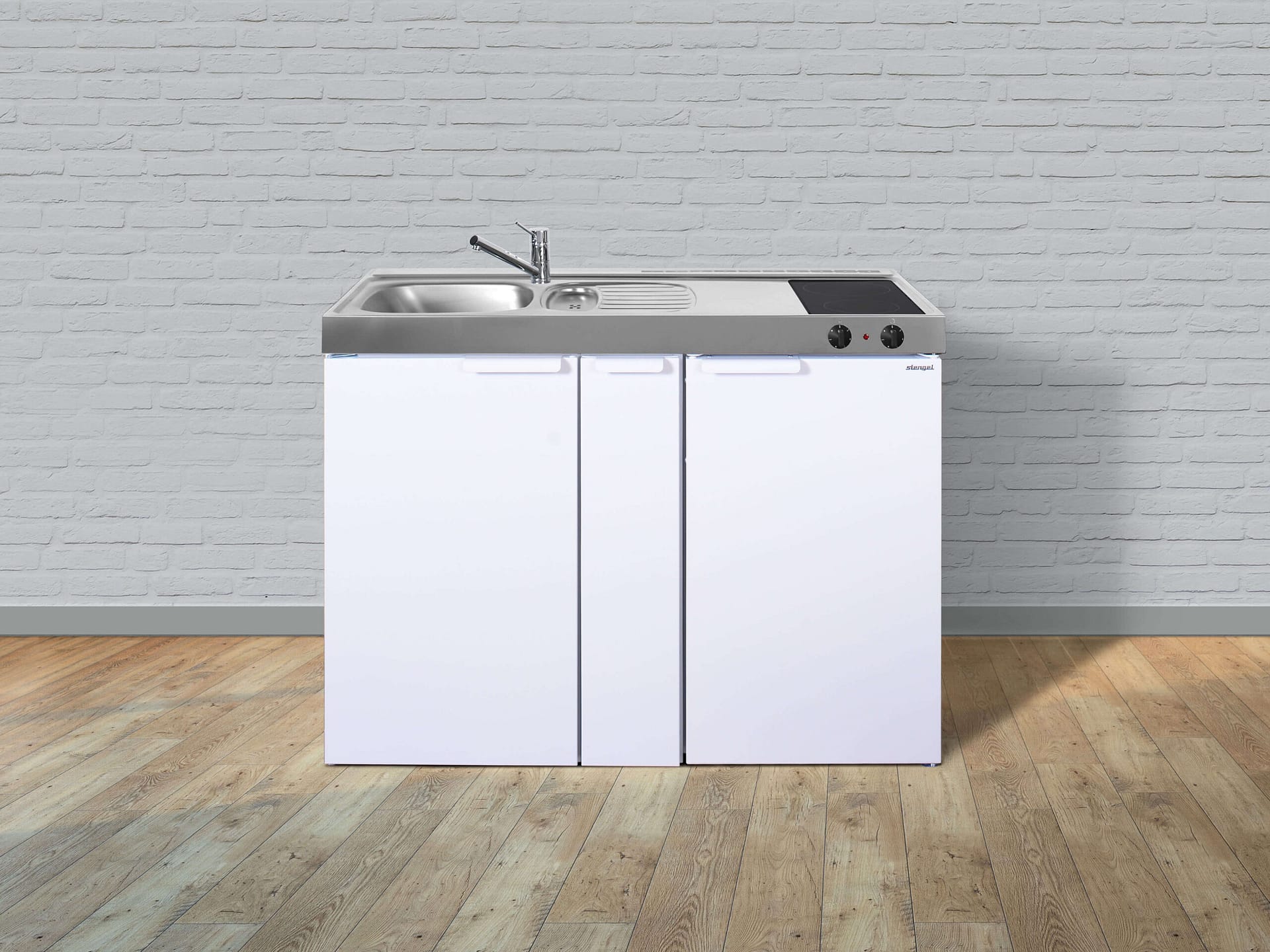 Miniküche Kitchenline MK 120 A - Mit Kühlschrank & Auszug – Bild 3