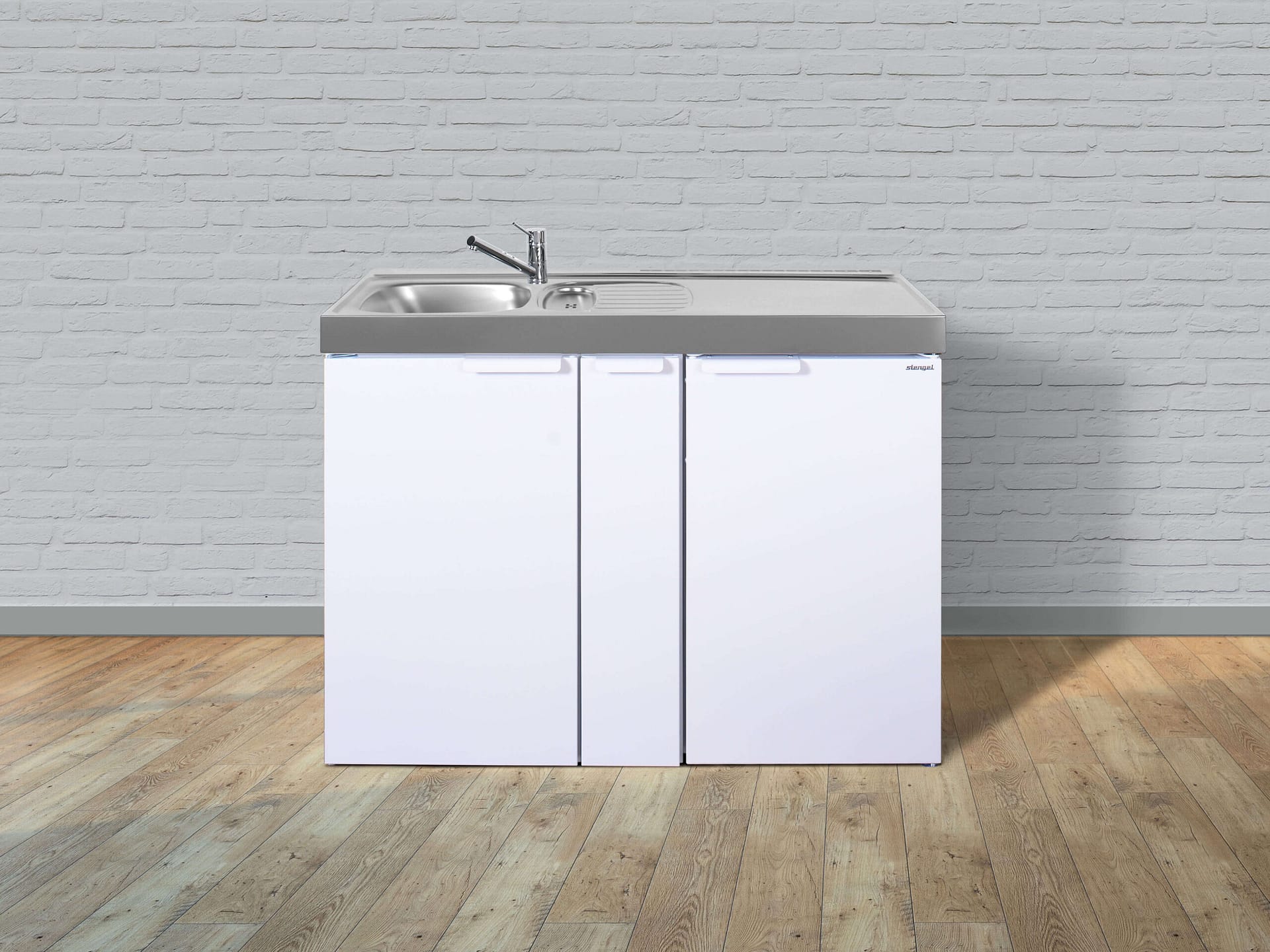 Miniküche Kitchenline MK 120 A - Mit Kühlschrank & Auszug – Bild 2