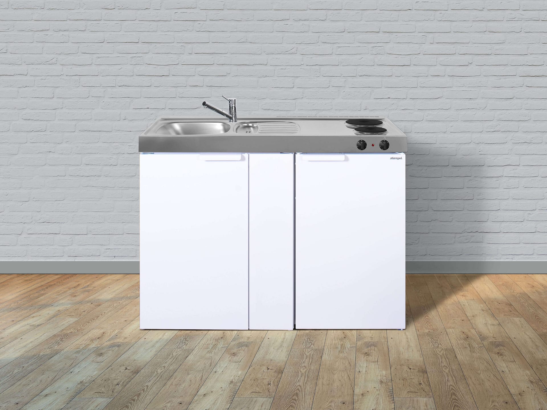 Miniküche Kitchenline MK 120 - Mit Kühlschrank