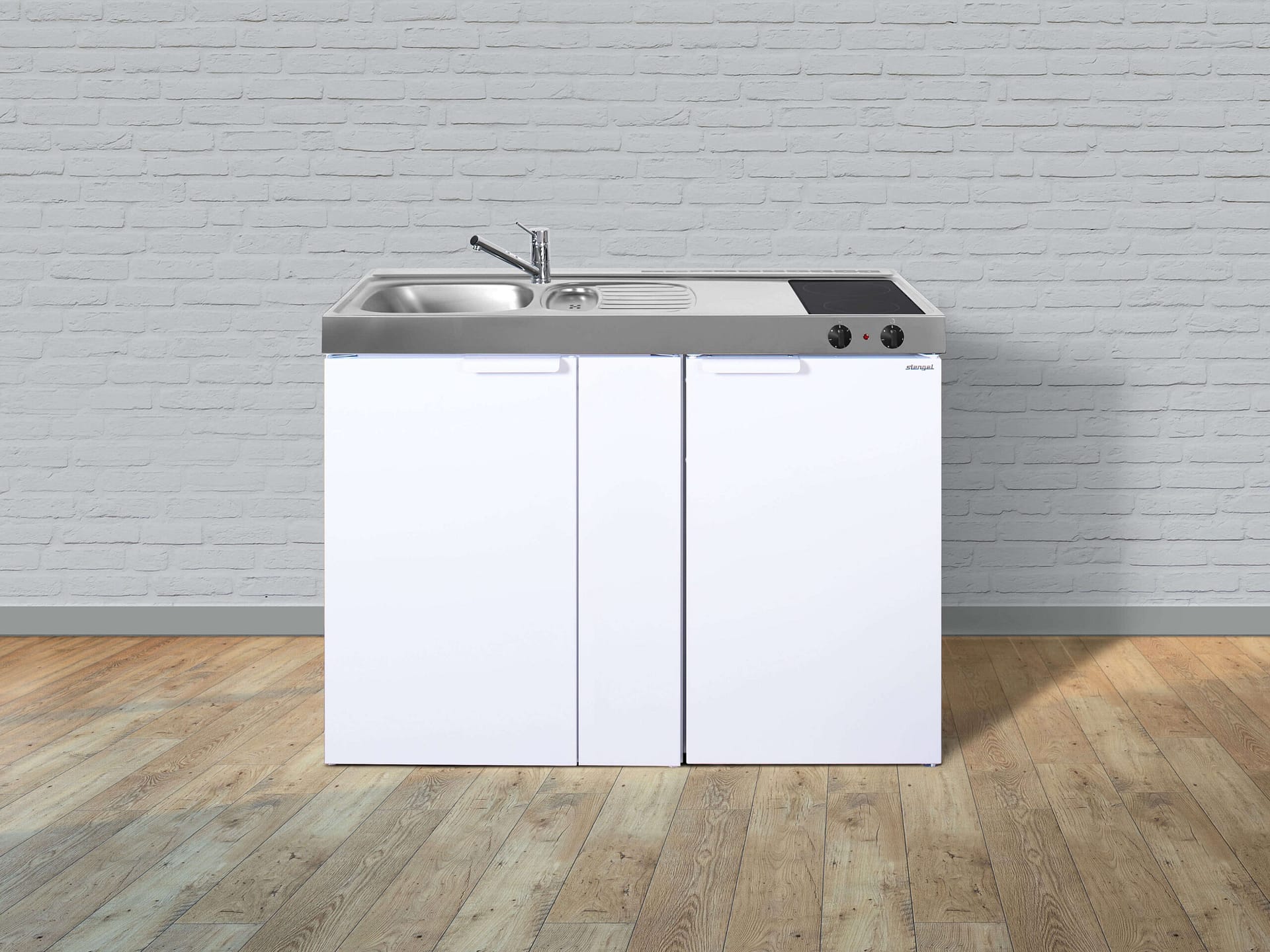 Miniküche Kitchenline MK 120 - Mit Kühlschrank – Bild 2