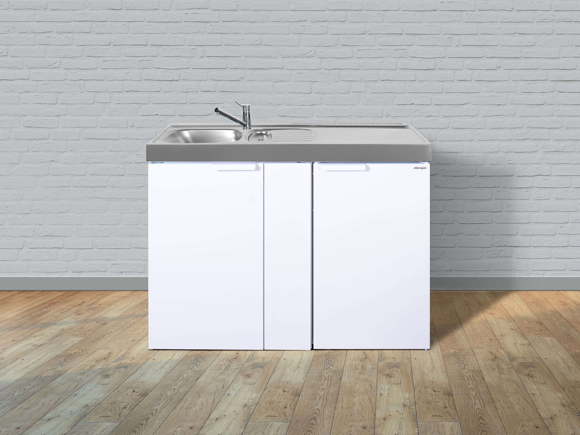 Miniküche Kitchenline MK 120 - Mit Kühlschrank – Bild 3