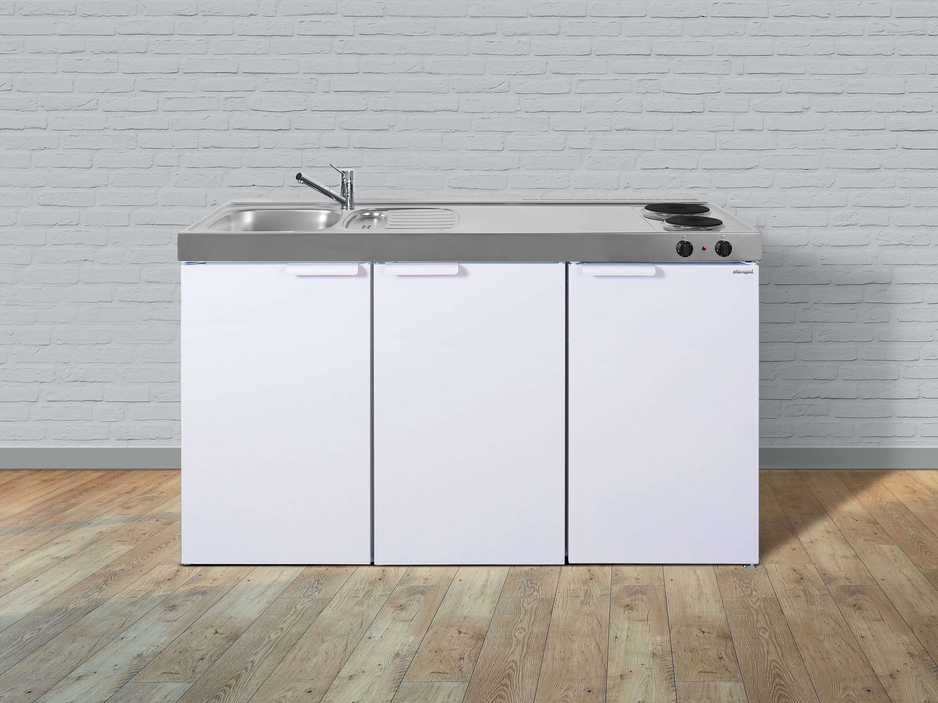 Miniküche Kitchenline MK 150 - Mit Kühlschrank
