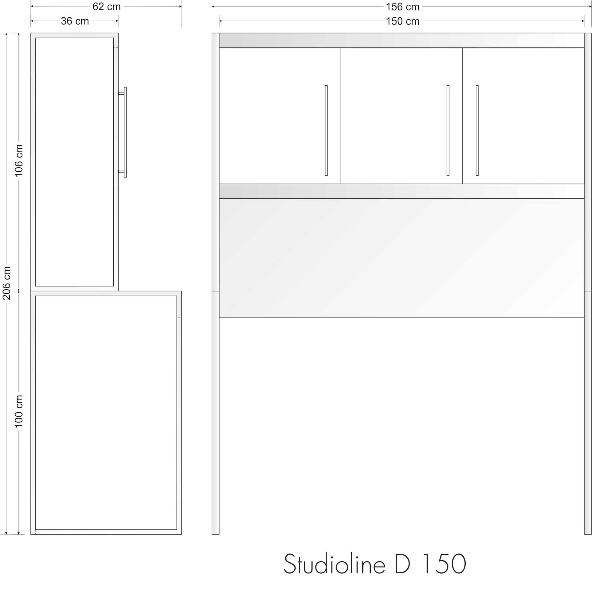 Bausatz Studioline - Paket SD für Miniküchen der Serie Kitchen- & Premiumline – Bild 4