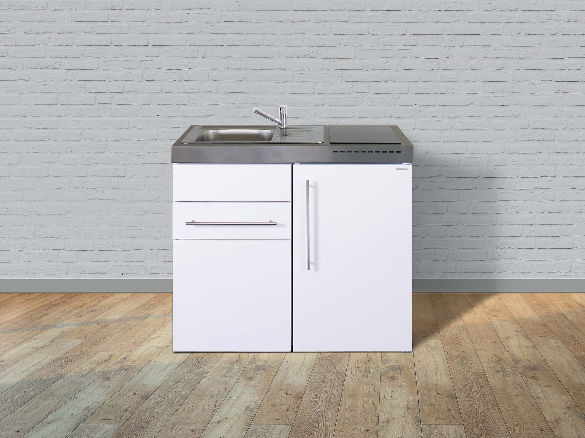 Miniküche Premiumline MP 100 S - Mit Schublade