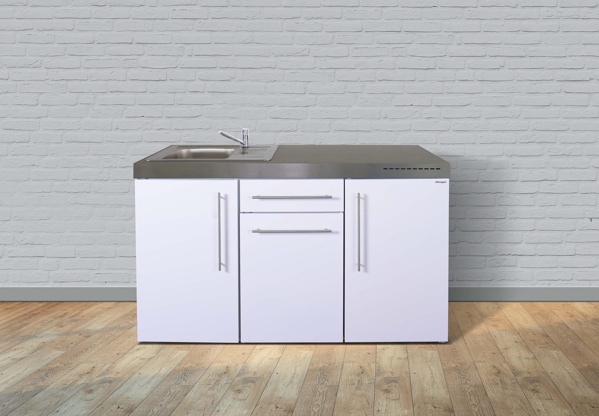 Miniküche Premiumline MP 150 - Mit Kühlschrank & Schublade – Bild 2