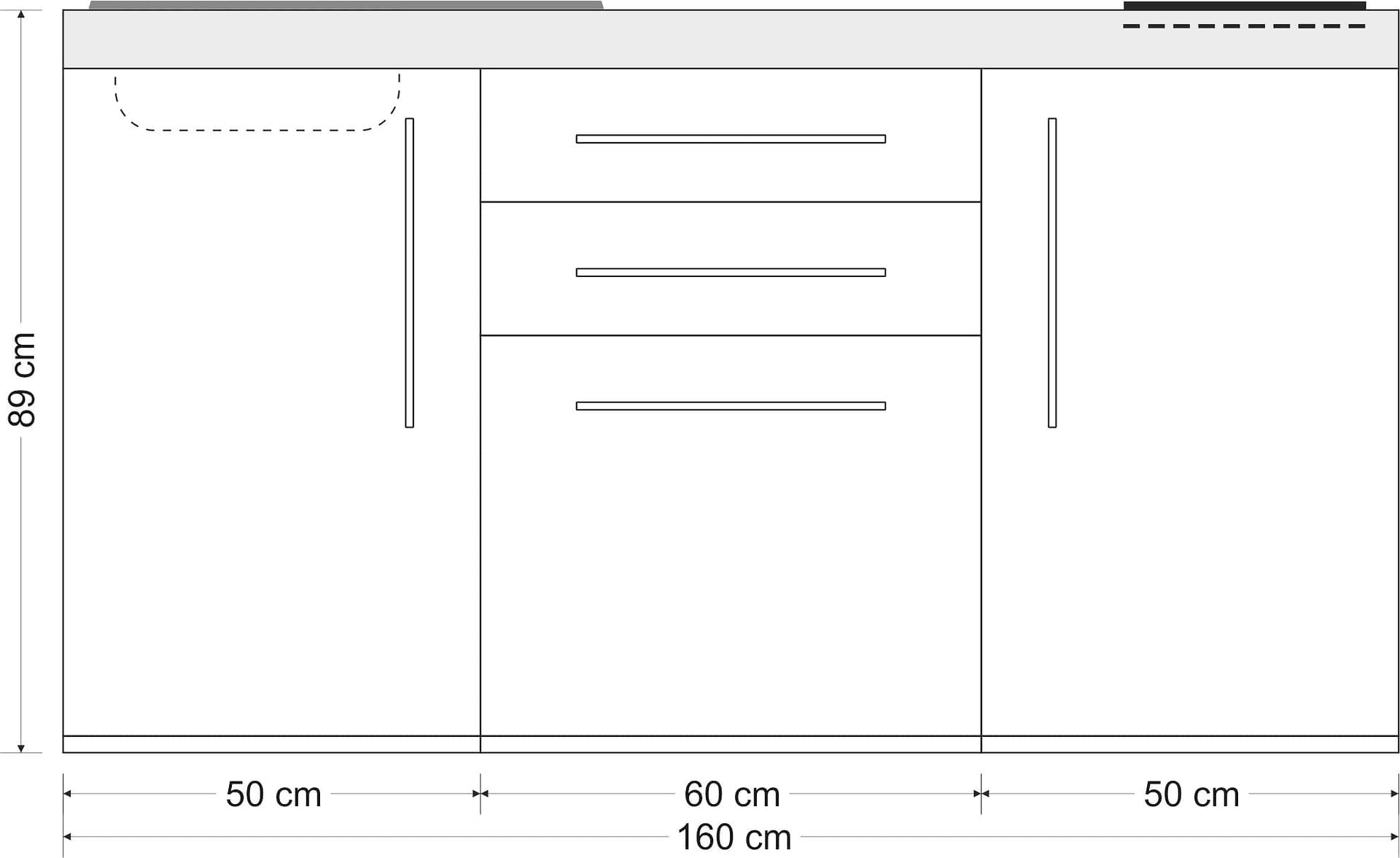Miniküche Premiumline MP 160 – Bild 3