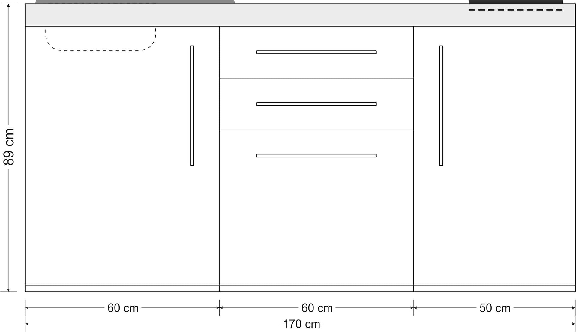Miniküche Premiumline MP 170 – Bild 3