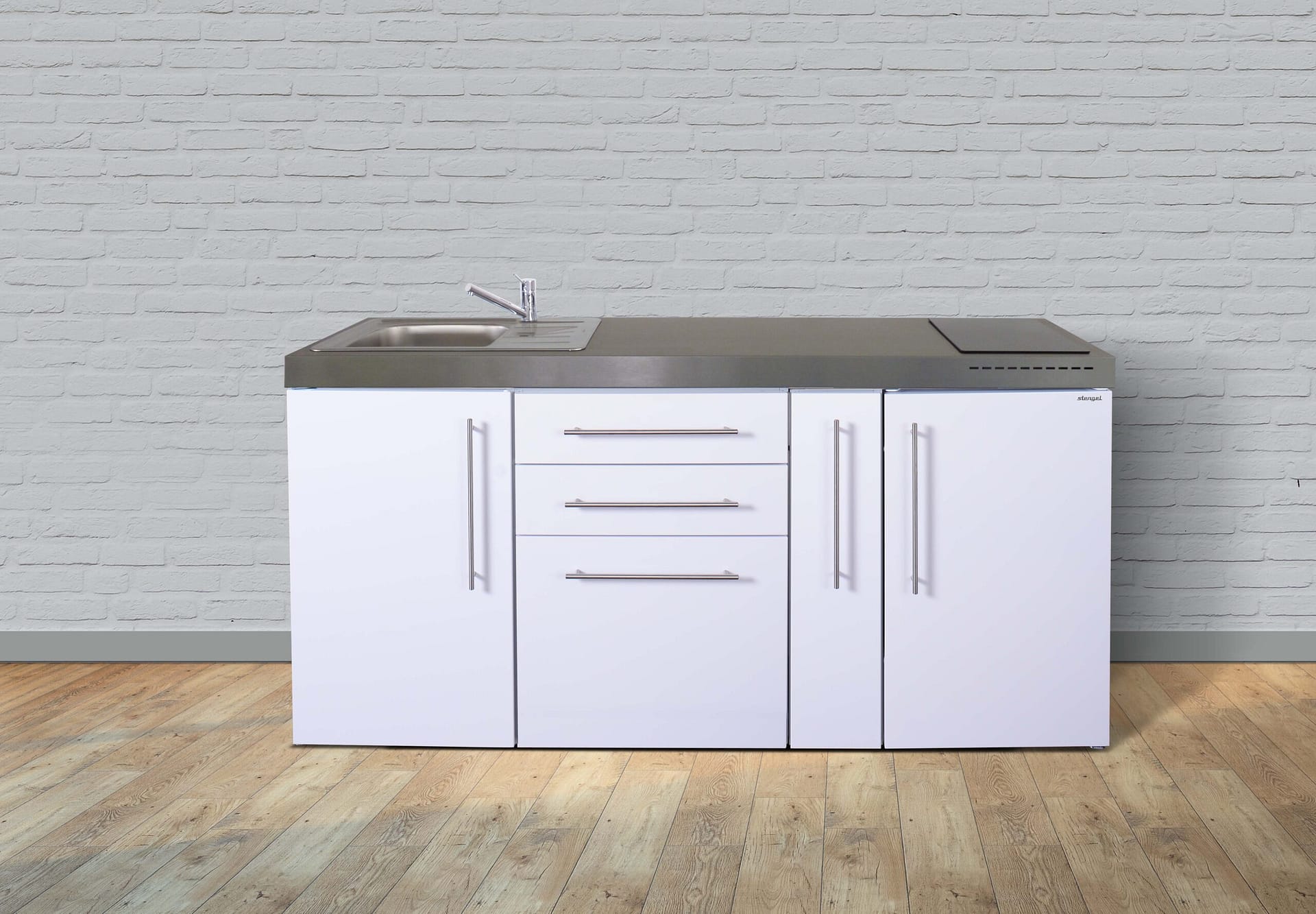 Miniküche Premiumline MP 180 A - Mit Apothekerauszug