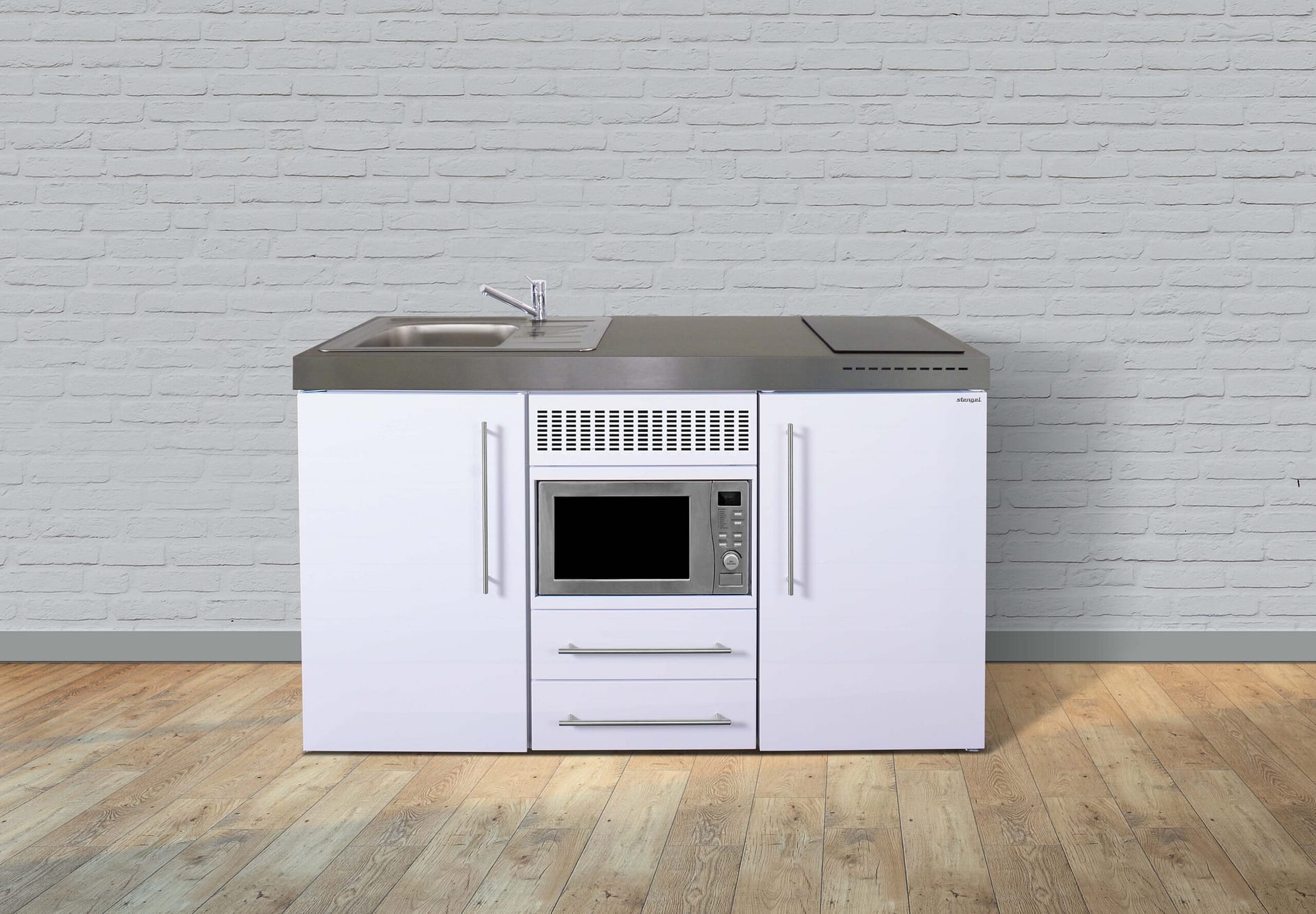 Miniküche Premiumline MPM 150 - Mit Kühlschrank & Mikrowelle